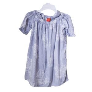 2 FOR $5 Sale Joe Fresh   Blue/White Striped  Floral Dress Size 6